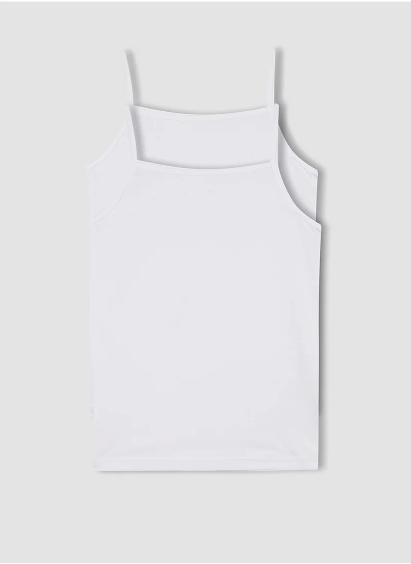 DeFacto 2-Pack Basic Plain Undershirts