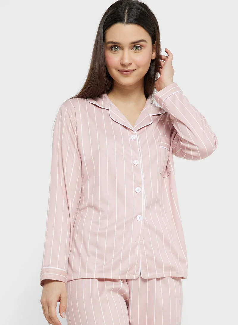 Ginger Printed Pyjama Set