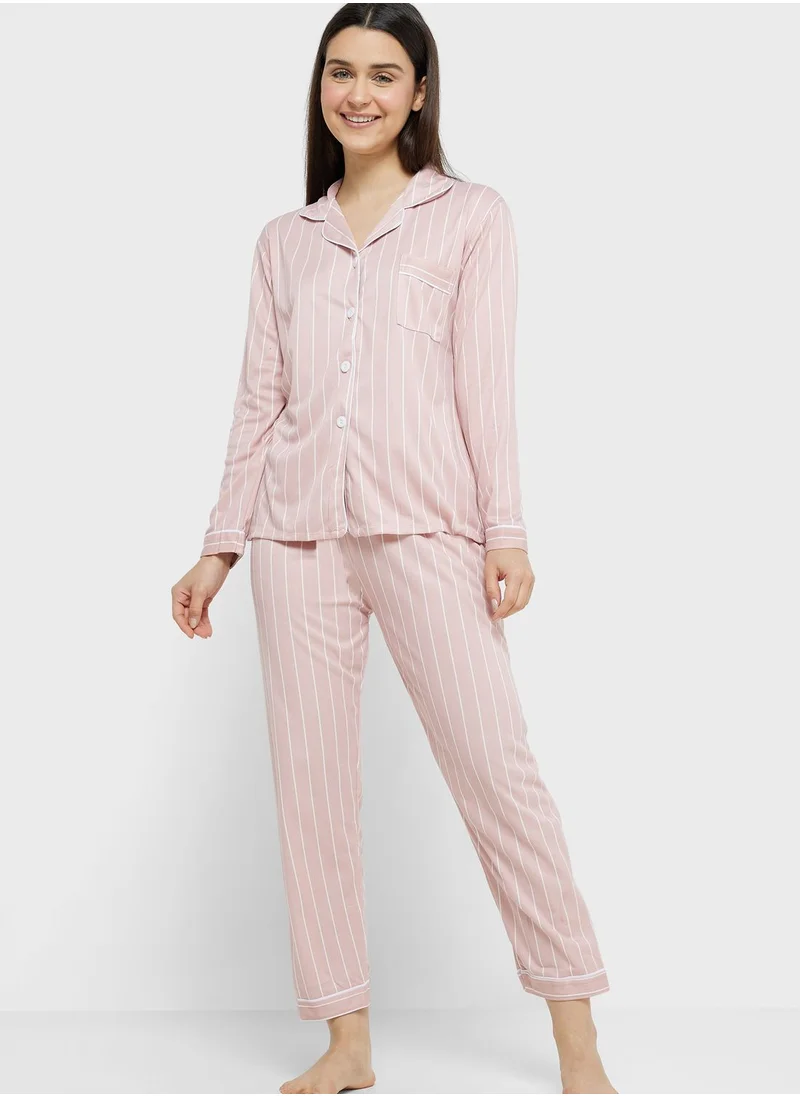 Ginger Printed Pyjama Set