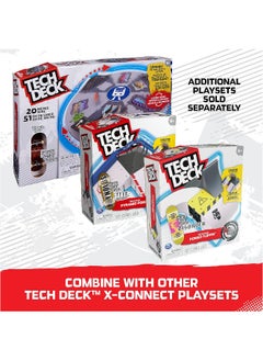 Tech Deck Tech Deck, Power Flippin, X-Connect Park Creator, Customisable and Buildable Ramp Set with Exclusive Fingerboard, Kids Toys for Boys and Girls Ages 6 and up  - Image 5