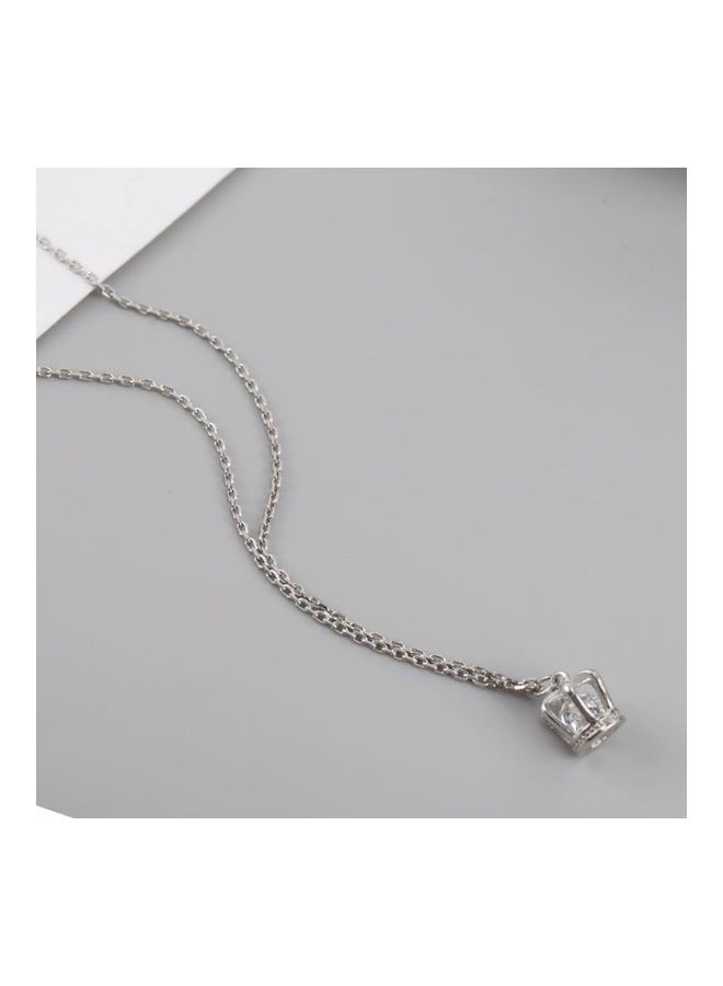 بيرفيي قلادة من الفضة الاسترلينية S925 مرصعة بالكريستال - Image 2