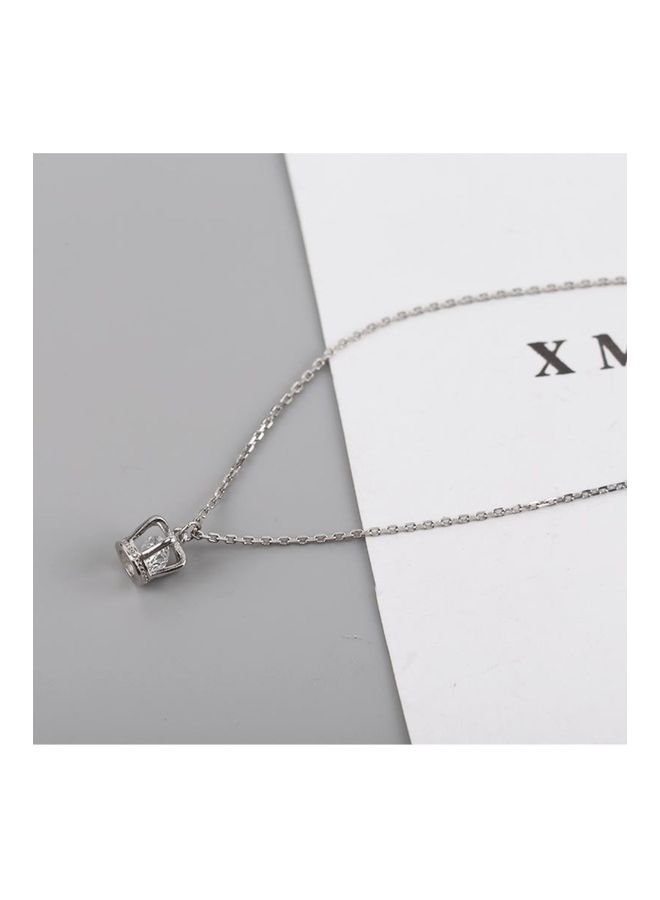 بيرفيي قلادة من الفضة الاسترلينية S925 مرصعة بالكريستال - Image 3