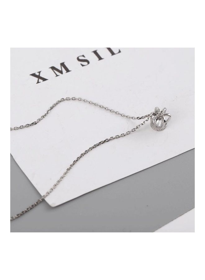 بيرفيي قلادة من الفضة الاسترلينية S925 مرصعة بالكريستال - Image 4