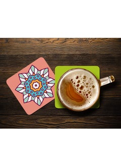 Paper Plane Design PAPER PLANE DESIGN Handmade Wooden Coaster for Home Kitchen, Office Desk (4 x 4 Inch) - Set of 4 (Design -6)  - Image 2