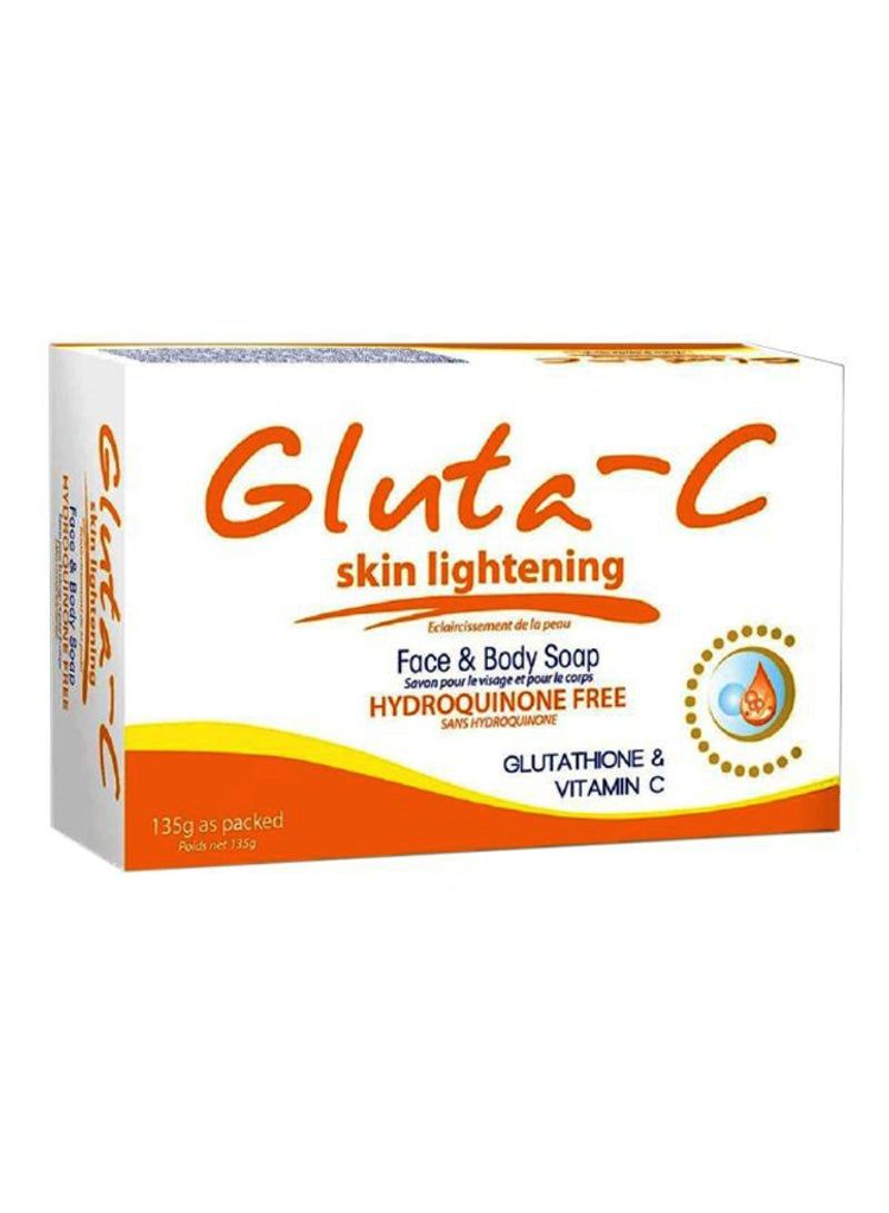 GLUTA C صابونة تفتيح البشرة للوجه والجسم 135 جرام