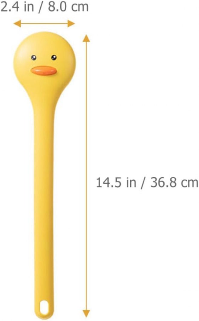 Long Handle Bath Brush with Soft Yellow Bristles, Plastic Back Scrubber for Shower and Body Massage, Exfoliating Bathing Brush for Men and Women - Image 1