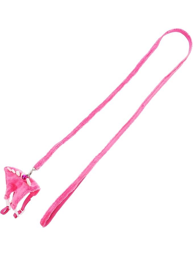 Ferret Walking Harness And Leash Vest For Squirrel And Other Small Animals Lightweight Comfortable Design For Indoor Outdoor Activities Escape Pet Gear Rosy - Image 1
