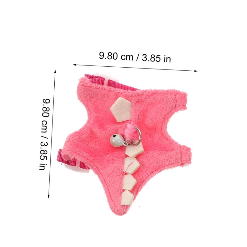 Ferret Walking Harness And Leash Vest For Squirrel And Other Small Animals Lightweight Comfortable Design For Indoor Outdoor Activities Escape Pet Gear Rosy - Image 3