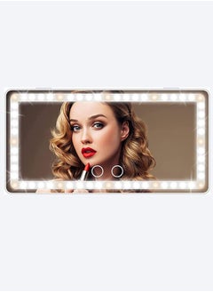 Car Visor Vanity Mirror With Led Lights, Car Mirror Light Rechargeable Makeup Mirror With 3 Light Modes, Car Visor Mirror, Car Vanity Mirror For Car Truck SUV, black