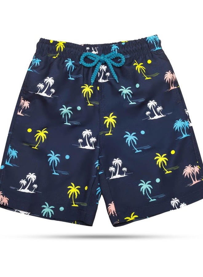 KAILUA SURF شورت سباحة للأولاد سريع الجفاف مع بطانة شبكية، مقاسات 2T-18/20، E5، 10-12 سنة - Image 1