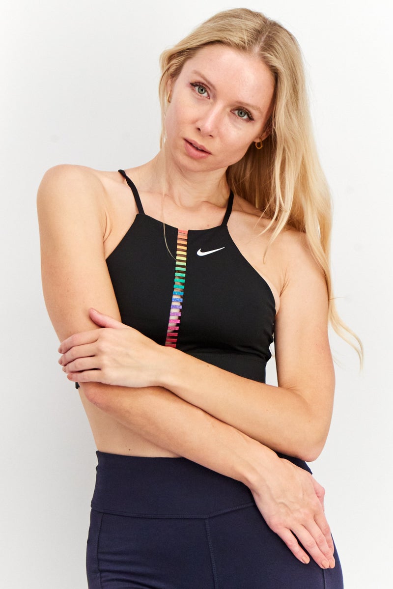 Nike Women Sportswear Fit Sleeveless Training Sports Bra, Black Combo - Image 1