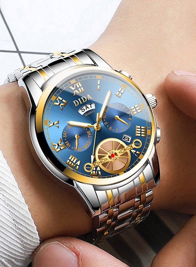 DIDA Men's Alloy Waterproof Fashion Wrist Watch 4001 -41mm - Image 3
