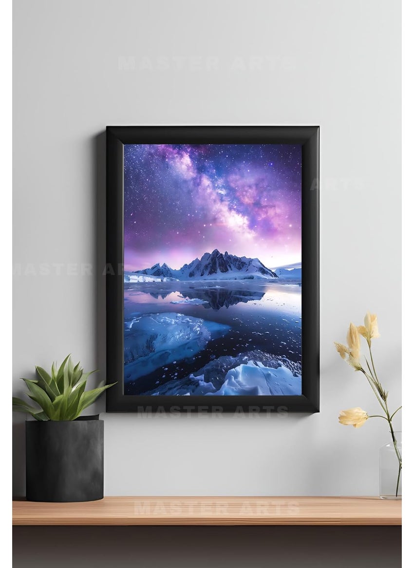 Master Flame Master Flame Northern Lights Themed Aesthetic Wall Art Poster for Living Room Home Wall Decor Poster without frame Scenic Aurora Borealis Sky Greenland Nature A3 UNFRAMED AURORA3 