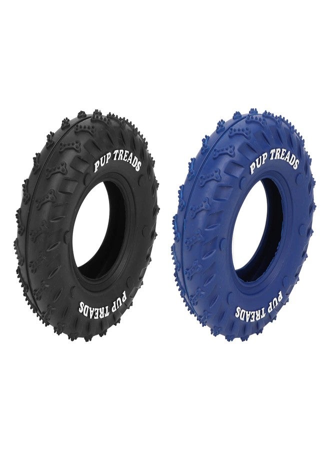 Denash Rubber Tire Chew Toys for Dogs, Interesting 2 Pack Practical Rubber Chew Tire for Dogs, Great Toughness, for Medium and Large Dogs in The Garden - Image 3