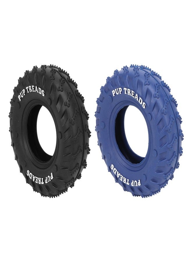 Denash Rubber Tire Chew Toys for Dogs, Interesting 2 Pack Practical Rubber Chew Tire for Dogs, Great Toughness, for Medium and Large Dogs in The Garden - Image 5