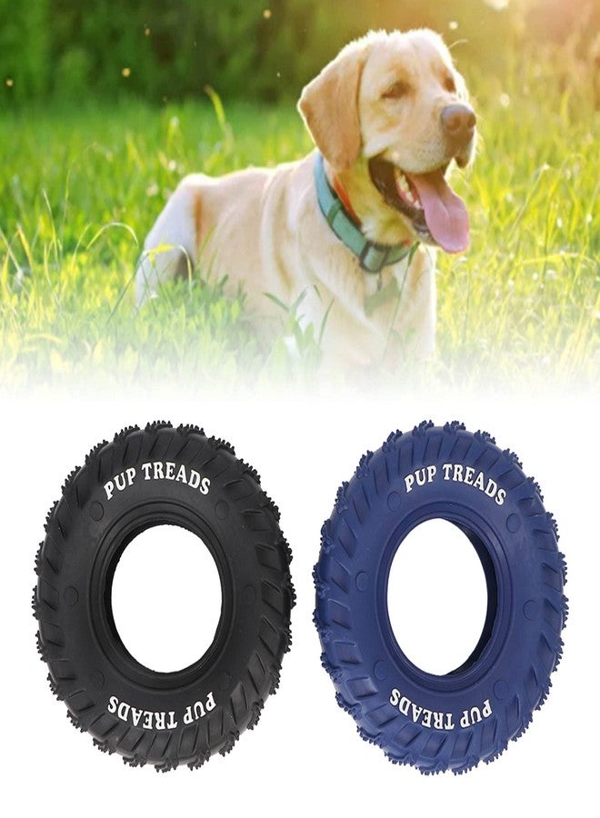 Denash Rubber Tire Chew Toys for Dogs, Interesting 2 Pack Practical Rubber Chew Tire for Dogs, Great Toughness, for Medium and Large Dogs in The Garden - Image 4