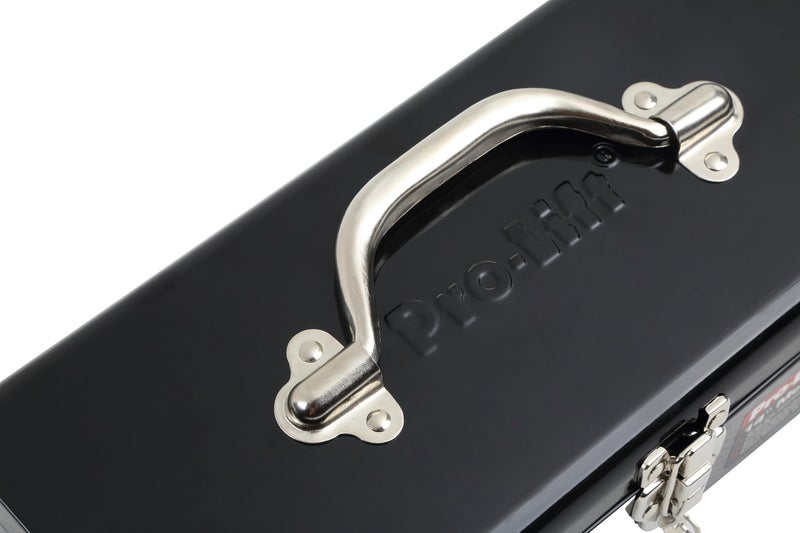 Pro Lift Pro-Lift Steel Tool Box â€“ 14-inch Metal Toolbox Portable with Handle â€“ Heavy Duty Metal Latch Closure Small Carry Storage Box Tools Organizer - Image 2