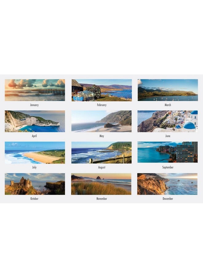 House of Doolittle 2025 Monthly Wall Calendar, Earthscapes Coastlines, 12 x 12 Inches, January - December (HOD328-25) - Image 2