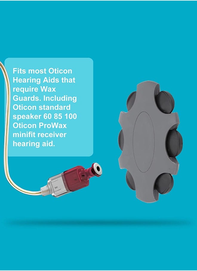 Tingoton - Oticon Hearing Aid Replacement Accessory Minifit ProWax Wax Filter, Cerumen Resistant Cap Filter (5 pack/total of 30 filters) - Image 1