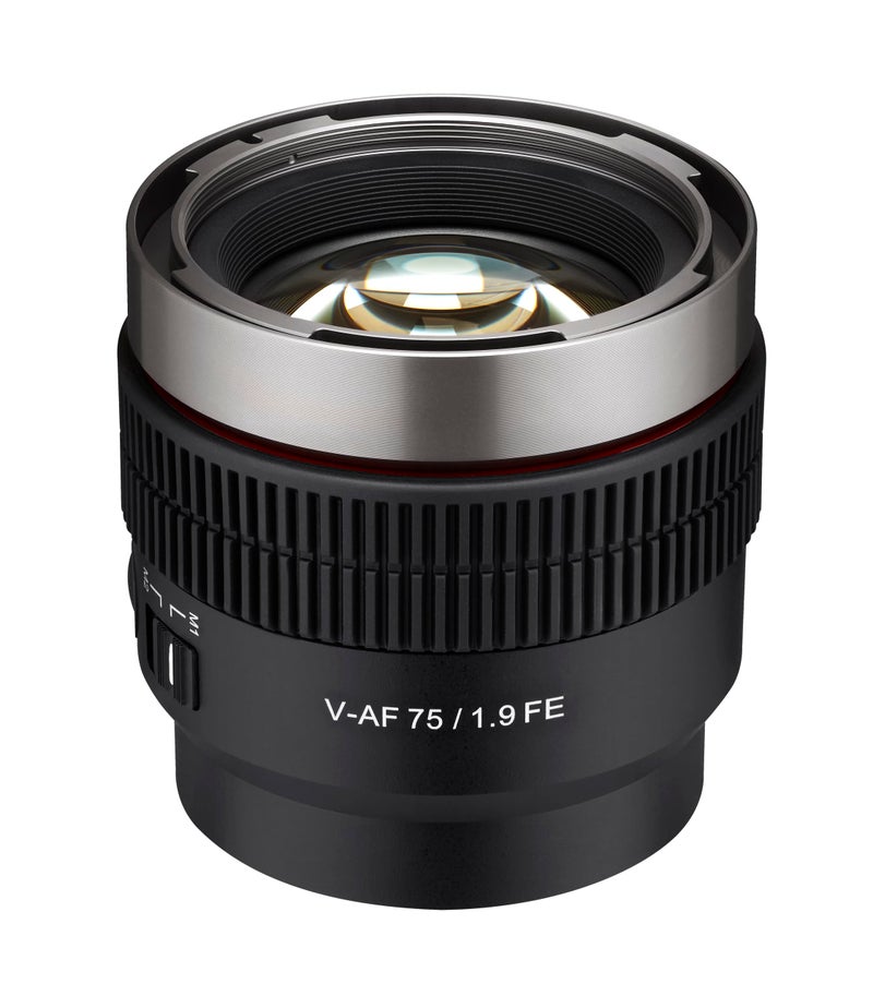 Samyang V-AF 75mm T1.9 FE Lens for Sony E (Black) - Image 2