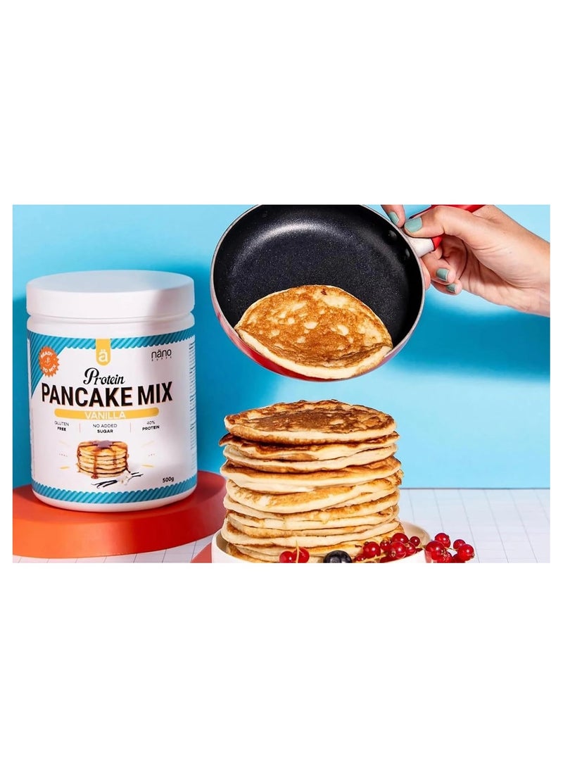 nano SUPPS Nano Sups Protein Pancake Mix Vanilla Flavor 500g - Image 2