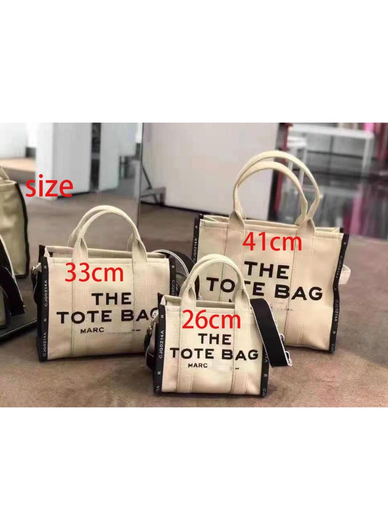 marc bag women canvas shopper bag the tote bag LARGE SIZE 41CM - Image 4