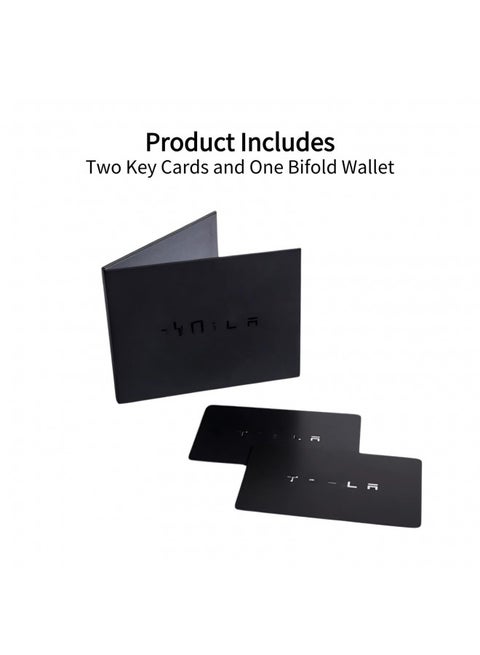 Tesla Model 3 Key Cards with Bi fold Wallet