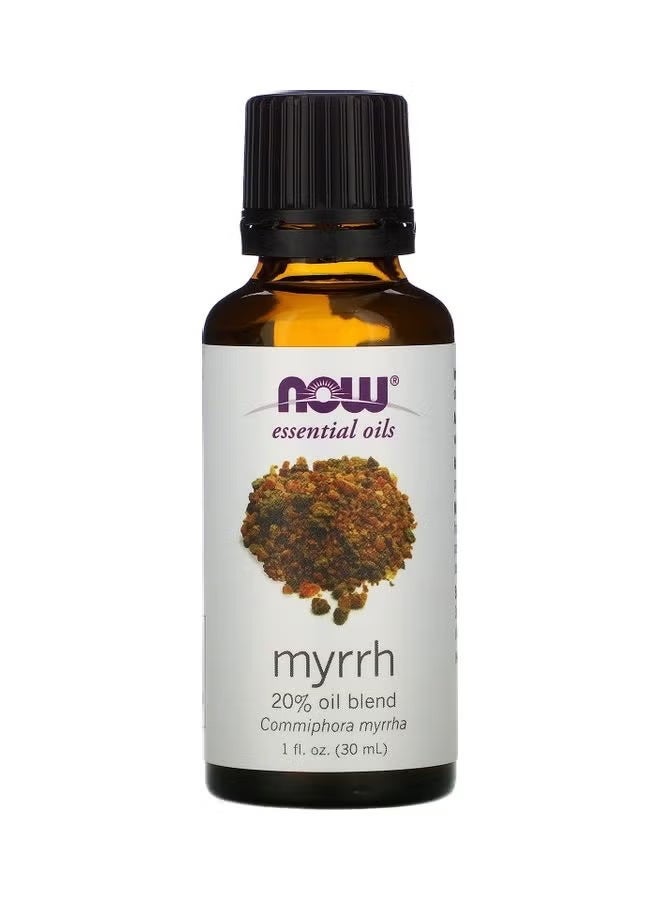 NOW Essential Oils 100% Pure Myrrh Oil - Aromatic & Grounding, 30ml