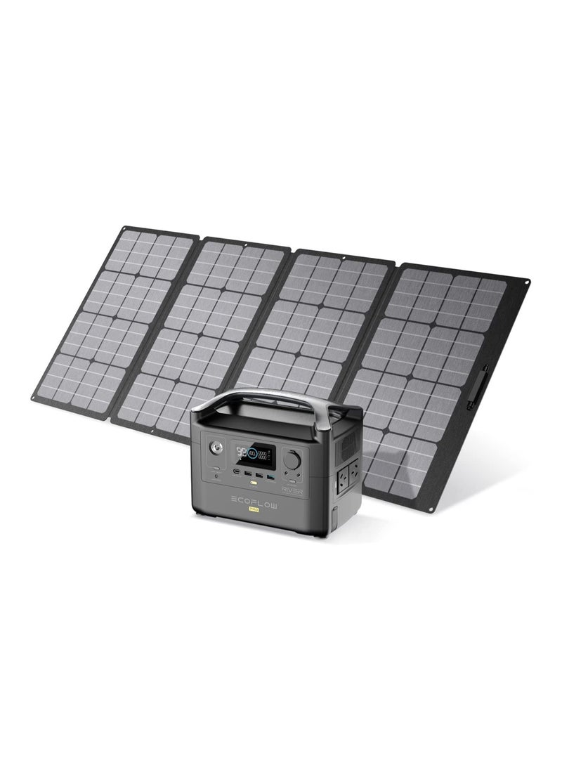 EF ECOFLOW Solar Generator RIVER Pro, 720Wh Portable Power Station with 160W Solar Panel, Power Multiple Devices, Recharge 0-80% Within 1 Hour, for Camping, RV, Outdoors, Off-Grid - pzsku/ZFFB6BAE2665DE420300EZ/45/_/1703129128/5d6194b7-c613-4c0c-93e4-25bf6feaeb7b