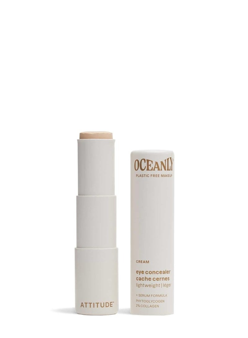 Attitude ATTITUDE Oceanly Light Coverage Under Eye Concealer Stick, Titanium Dioxide-Free, EWG Verified, Plastic-Free, Vegan & Cruelty-free Makeup, Cream, 0.2 Ounces - Image 1