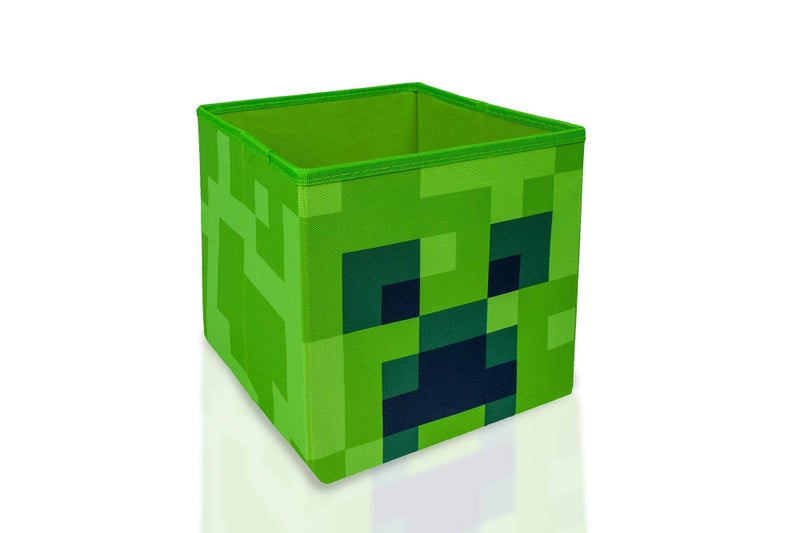 Minecraft Creeper Storage Cube Organizer | Creeper from Cubbies | Organization Cubes | 10-Inch Square Bin - Image 2