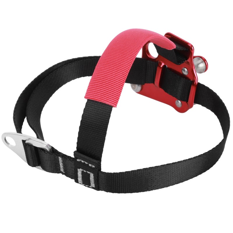 CAMNAL Aviation Aluminum Left Right Foot Outdoor Rock Climbing Mountaineering Foot Ascender Riser Anti Drop Protector Equipment Accessory(Right Foot Riser Red ) - Image 4