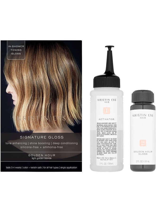 Kristin Ess Signature Hair Gloss Treatment In Golden Hour For Light Blonde Hair - Image 1