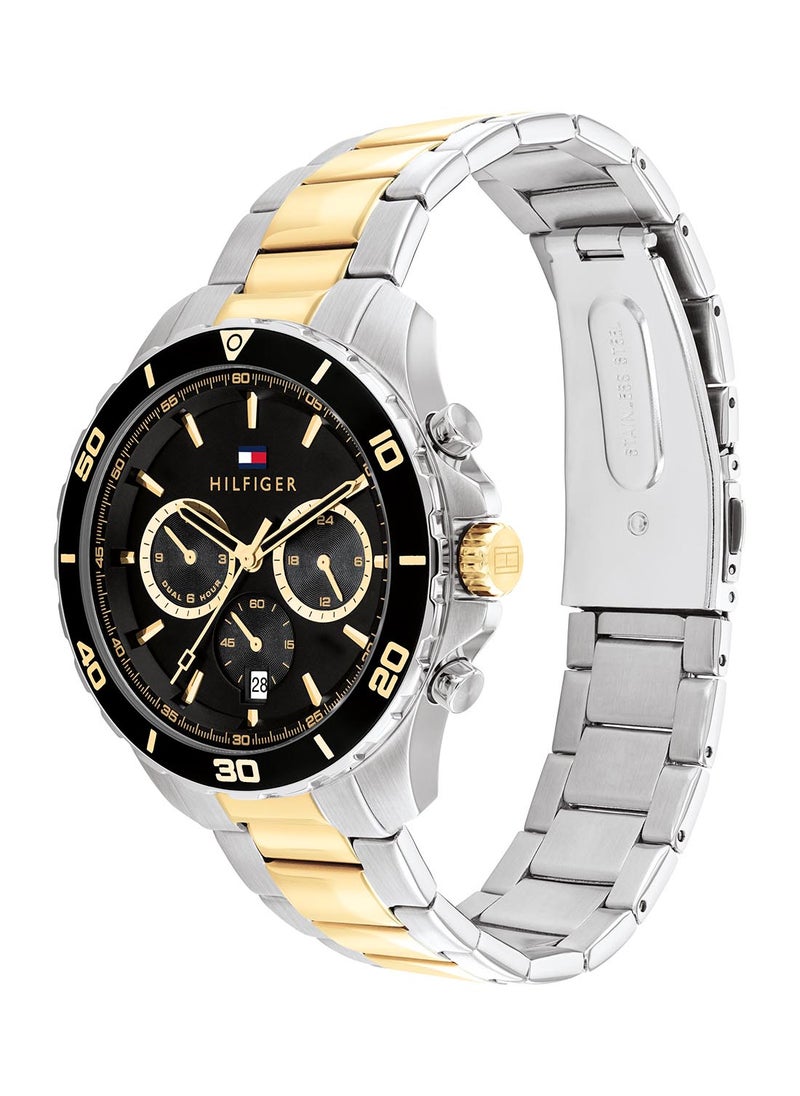 TOMMY HILFIGER - Men's Analog Round Shape Stainless Steel Wrist Watch 1792095 - 43 Mm - Image 1