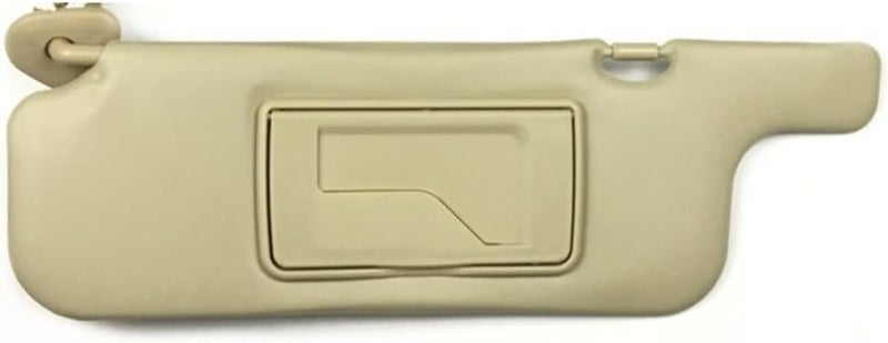 QASULER Beige Sun Visor for Toyota Corolla 2003-2012 - Image 1