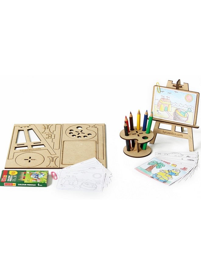 فنفينشين Funvention - لعبة أحجية خشبية ومجموعة فنية للتلوين وألعاب تعليمية يدوية الصنع من أجل عالم صغير في كل طفل - Image 3