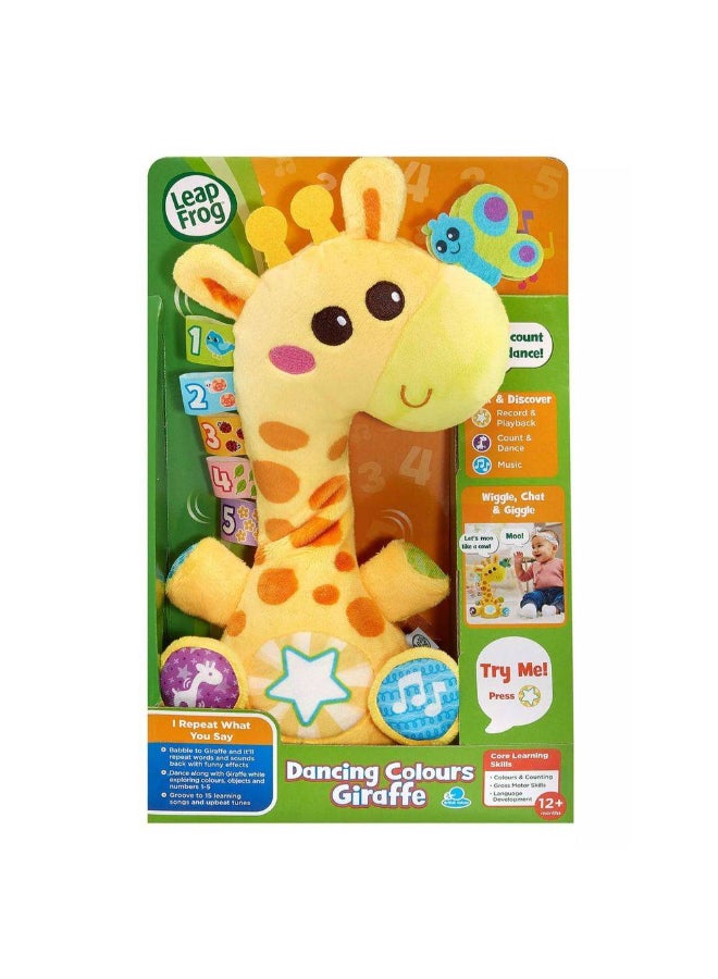 LeapFrog Dancing Colours Giraffe Interactive Plush Toy (22.2 x 13.3 x 33 cm) - Image 1