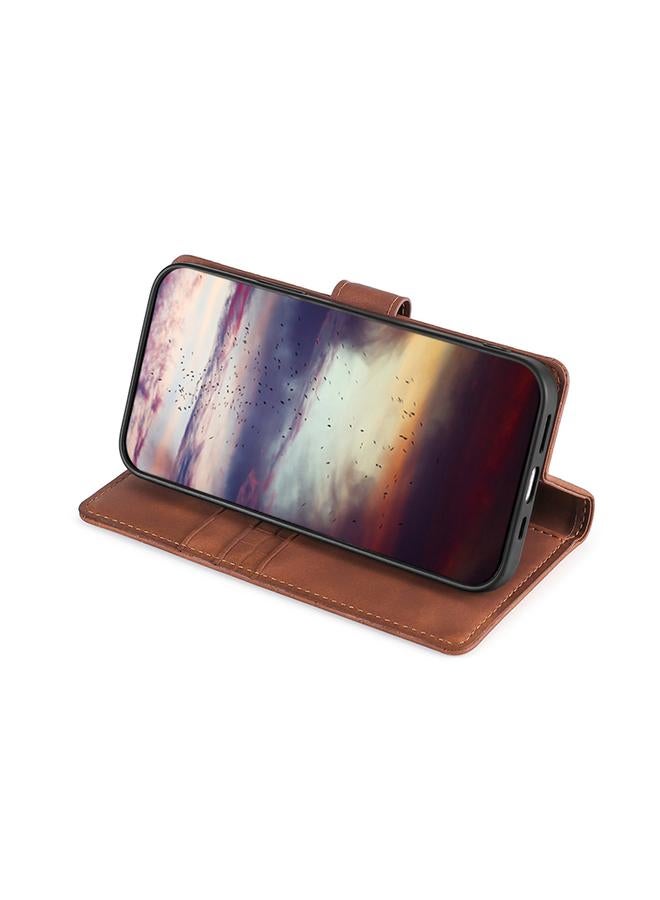 S-TOP Case For Huawei nova 9 SE Skin Feel Crocodile Magnetic Clasp Leather Phone Case - Image 5