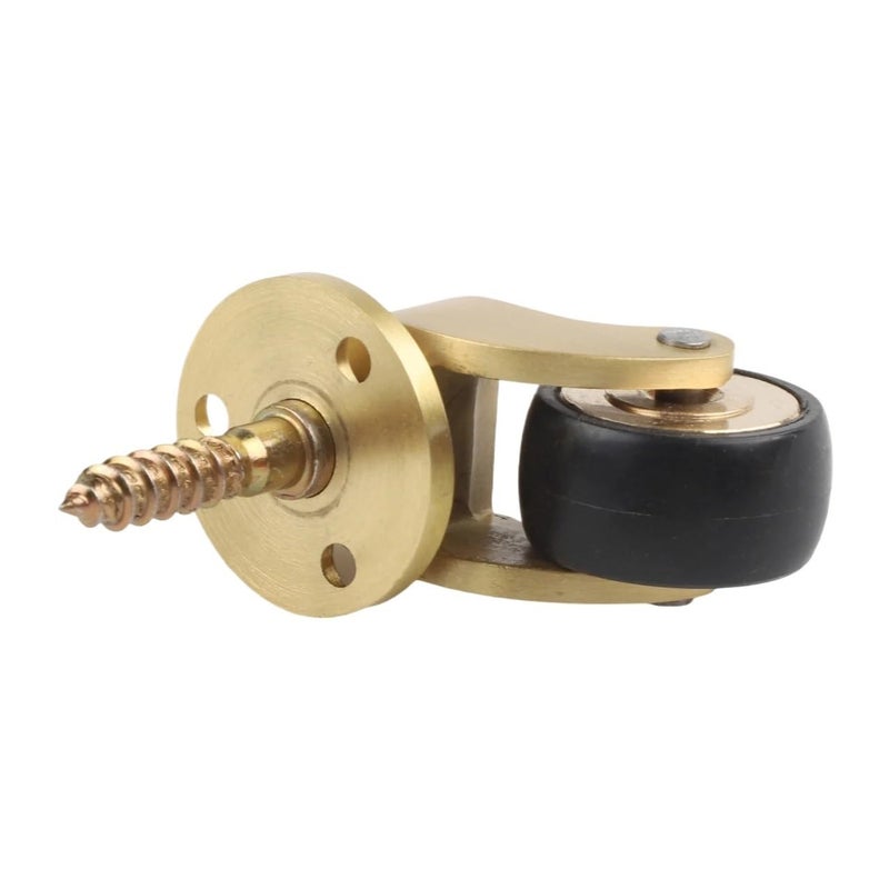 T4925 عجلات دوارة من النحاس الصلب 360 درجة عجلات الأثاث الدوارة - Image 3