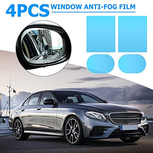 AUGEN HD Anti-Water, Anti-Mist, Anti-Fog, Waterproof Oblong Rearview Side Mirror Protective Film for Cars, Trucks - 4 Pieces - 150 X 100mm & 200 X 175mm (Pack of 3 Set) - Image 4