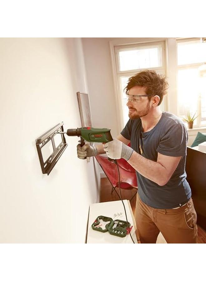 BOSCH Easy Impact 600 Impact Drill Fast And Easy Drill For Electronic Speed Control Trigger Enabled When Drilling Effortless Drilling Inch Up To 12 Mm And Wood Up To 25 Mm Power 600 W - Image 2