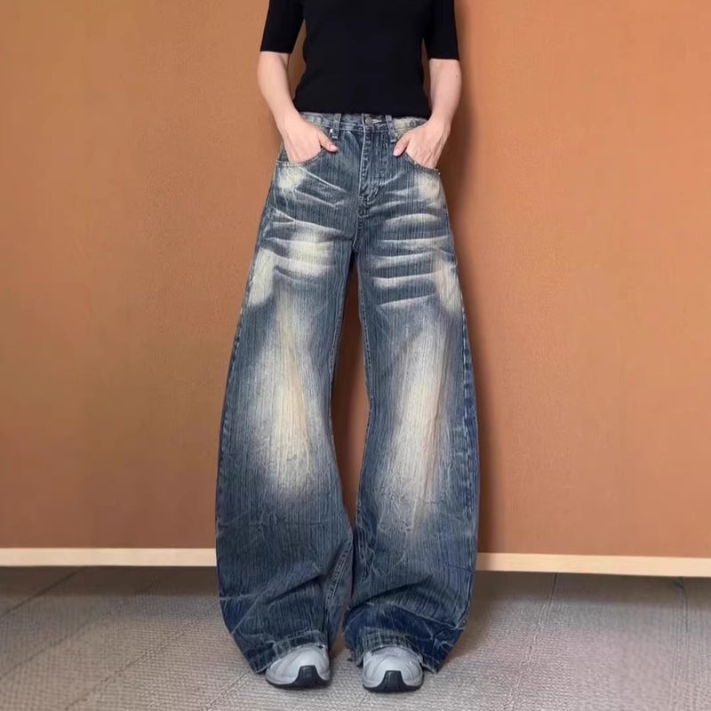 Unisex Casual Daily Denim Jeans - Image 2