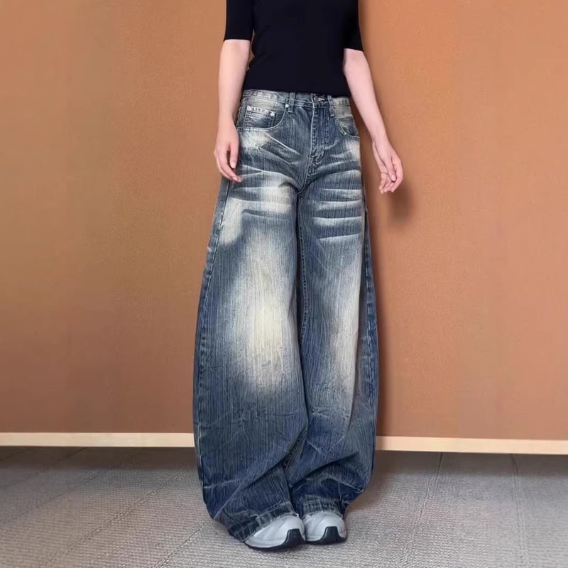 Unisex Casual Daily Denim Jeans - Image 4