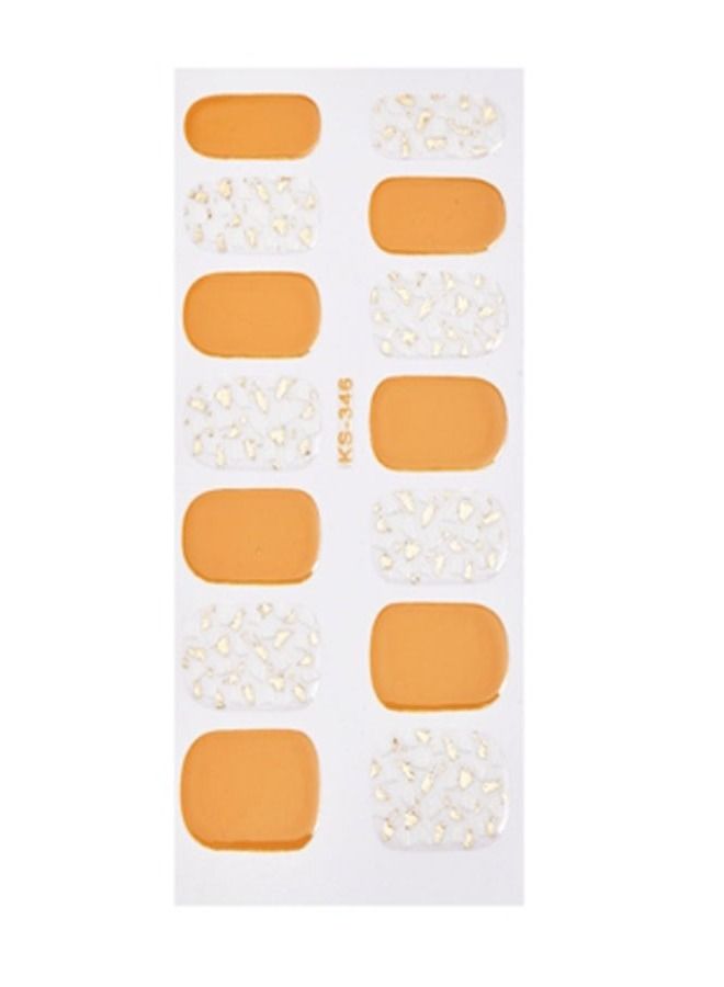 14-Pieces False Nails Sticker