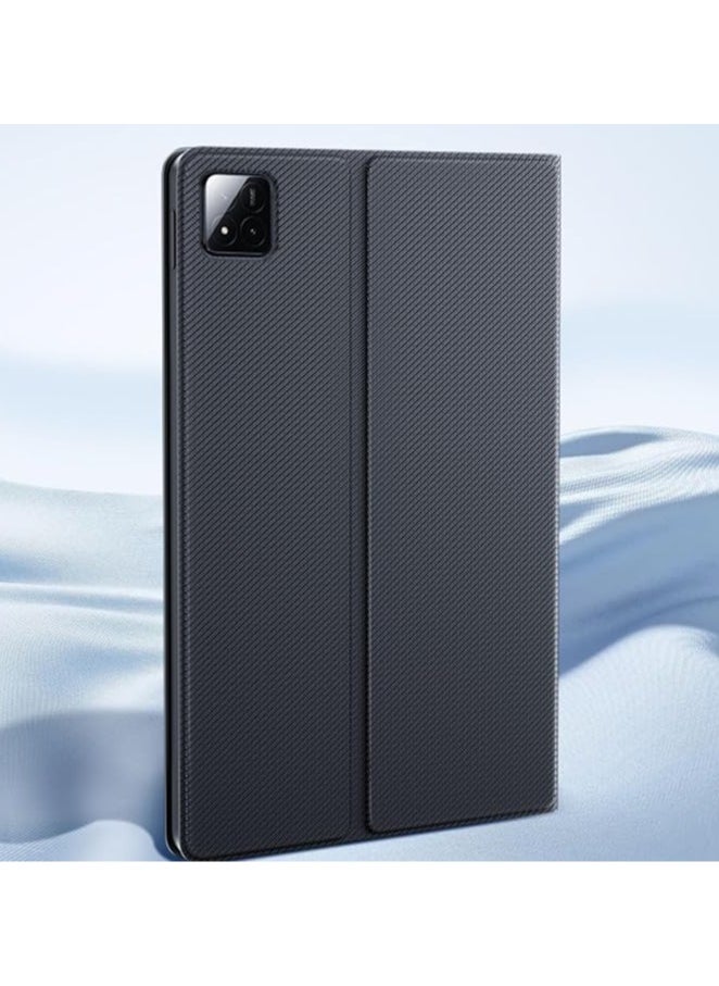 جنرال - متوافق مع غلاف Xiaomi Pad 7 / Mi Pad 7 Pro بحجم 11.2 بوصة لعام 2024، غلاف كامل من الجلد مع غلاف سيليكون، مزود بميزة الاستيقاظ والنوم التلقائي لجهاز Mi Pad 7/7 Pro. - Image 1