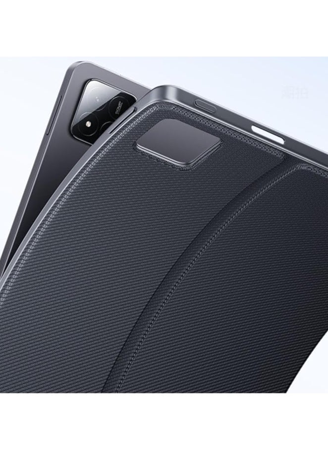 جنرال - متوافق مع غلاف Xiaomi Pad 7 / Mi Pad 7 Pro بحجم 11.2 بوصة لعام 2024، غلاف كامل من الجلد مع غلاف سيليكون، مزود بميزة الاستيقاظ والنوم التلقائي لجهاز Mi Pad 7/7 Pro. - Image 1
