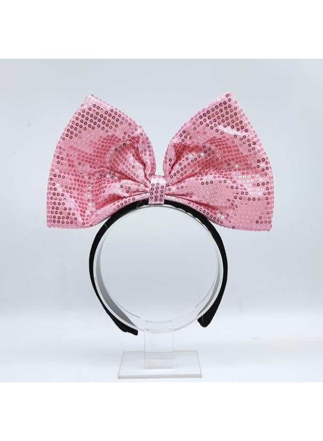 Bow Headband Pink