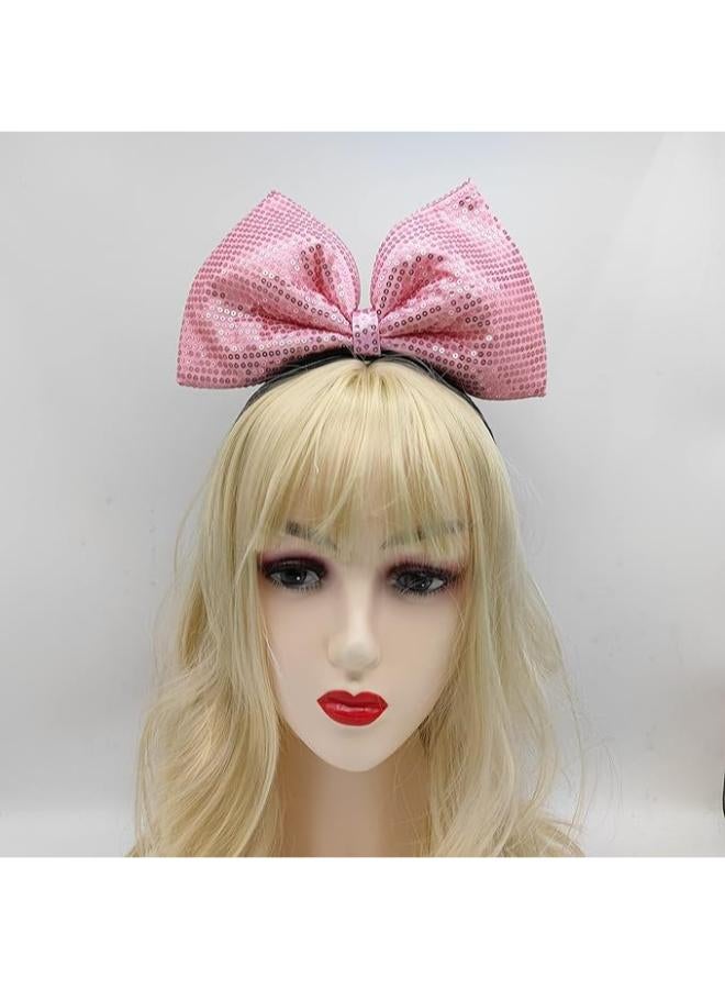 Bow Headband Pink