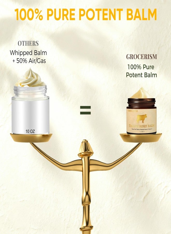 Grocerism Beef Tallow for Skin Face- with Grass-Fed Tallow, Manuka Honey & Calendula, for Soothing & Repairing Dry, Sensitive Skin, All-Natural Moisturizer for Face & Body, Ideal for Daily Soothing Care, 2 Oz - Image 5
