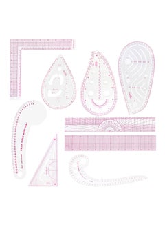 Sewing Ruler Tailor Set, 9 Styles Plastic Sew French Curve Ruler for Designers, French Curve Pattern Making Ruler Set for Beginner Tailor Designers, Measuring Sewing Tool Set